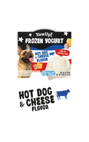 Frozen Yogurt Hot Dog & Cheese - YowUp!
