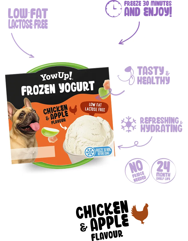 Frozen Yogurt Chicken & Apple