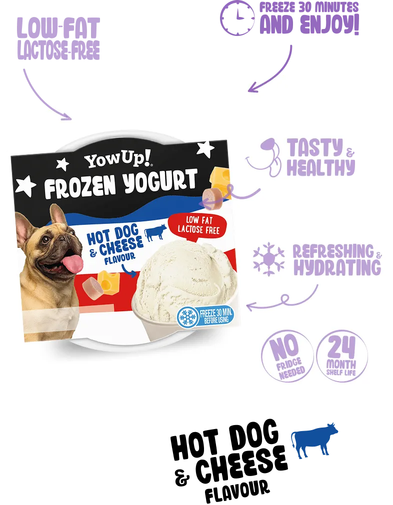 Frozen Yogurt Hot Dog & Cheese Flavor