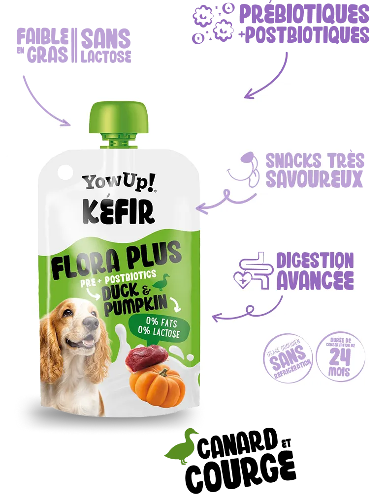 Flora plus pre+postbiotics duck & pumpkin