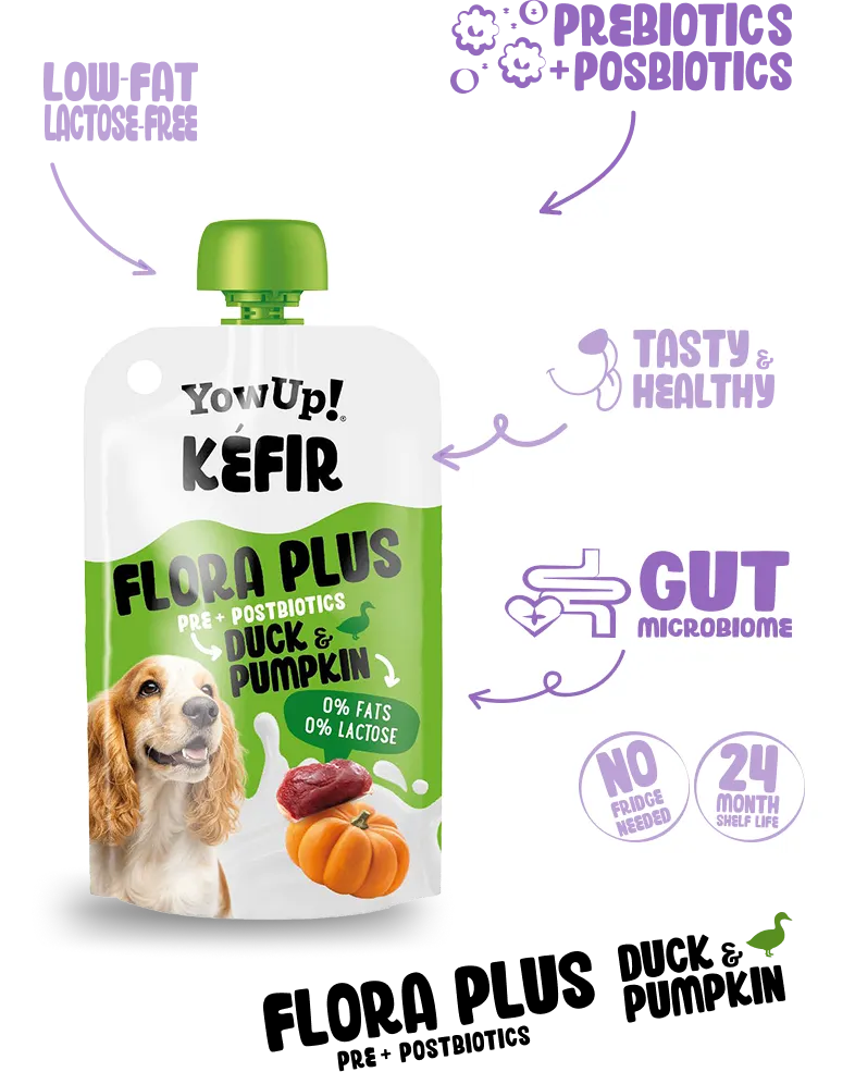 Flora plus pre+postbiotics duck & pumpkin