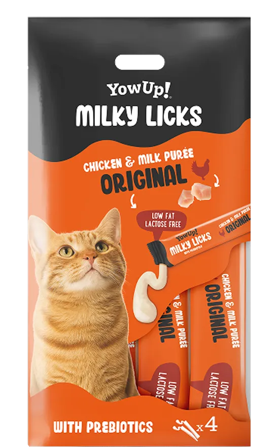 Chicken & Shrimp flavour with prebiotics - Milky Licks