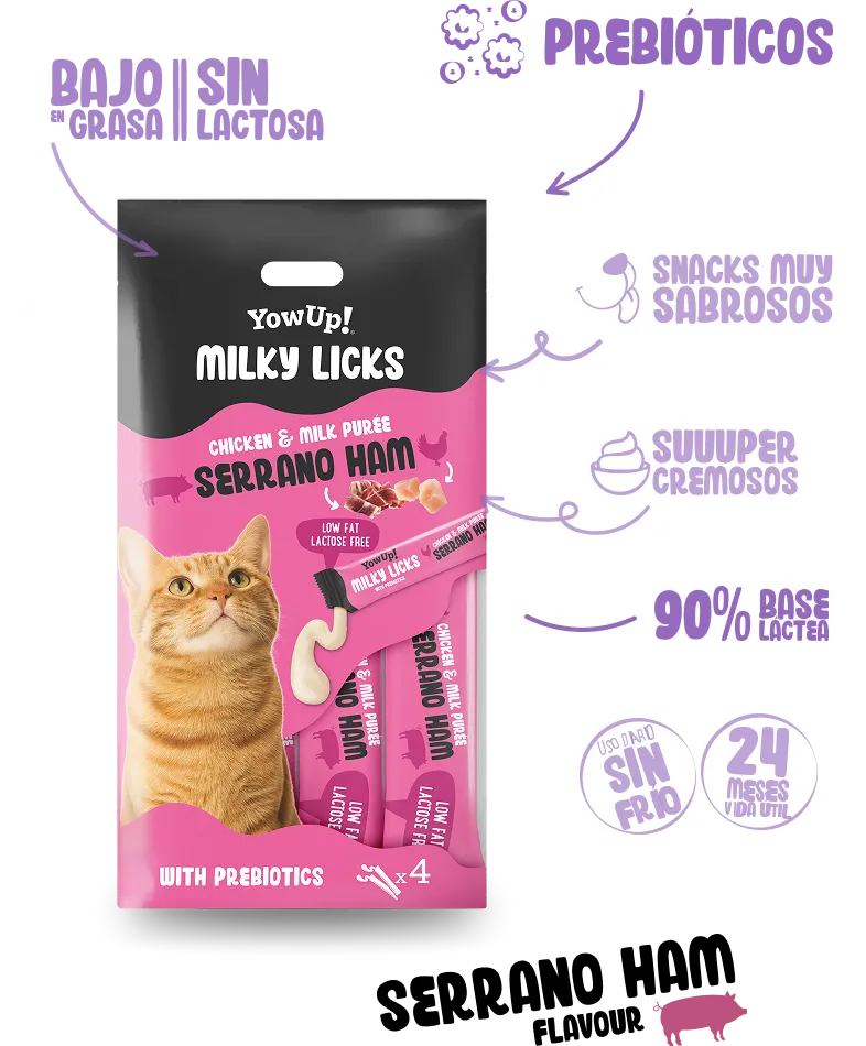 Serrano Ham flavour with prebiotics