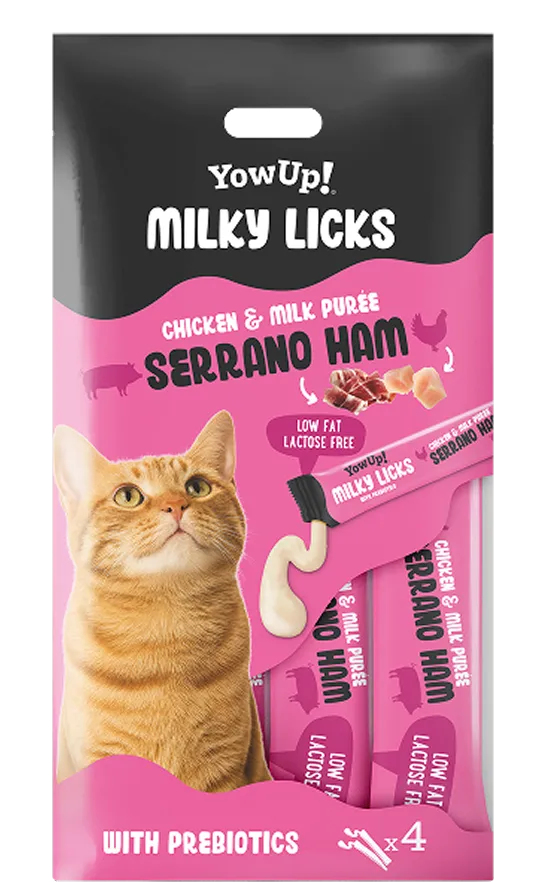 Serrano Ham flavour with prebiotics - Milky Licks