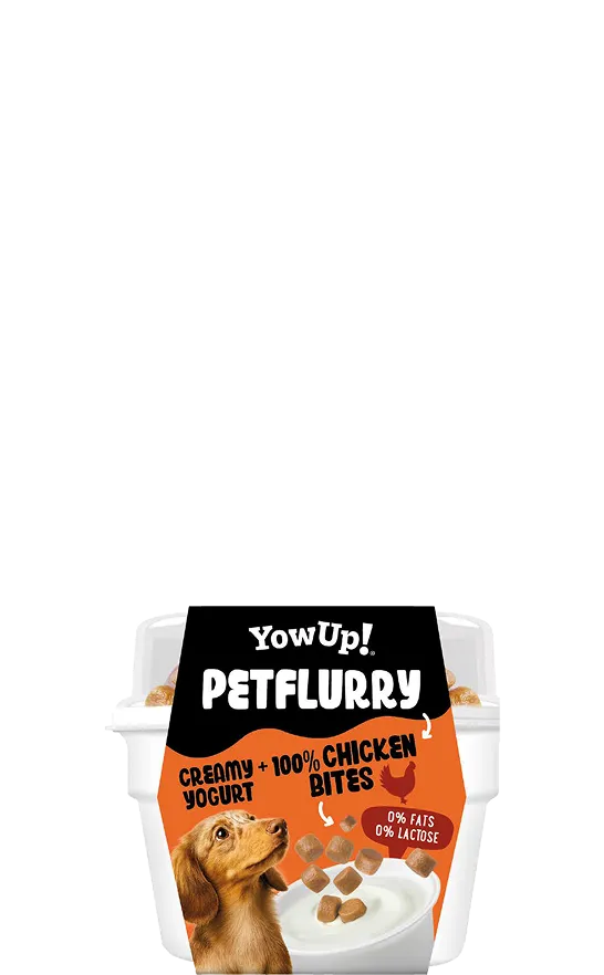 Creamy Yogurth 100% chicken bites - Petflurry - YoWup