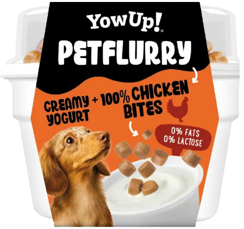 Creamy Yogurth 100% chicken bites - Petflurry - YoWup