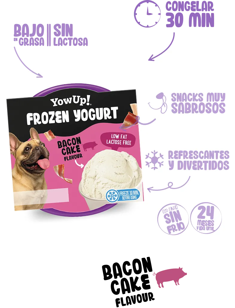 Frozen Yogurt Bacon Cake