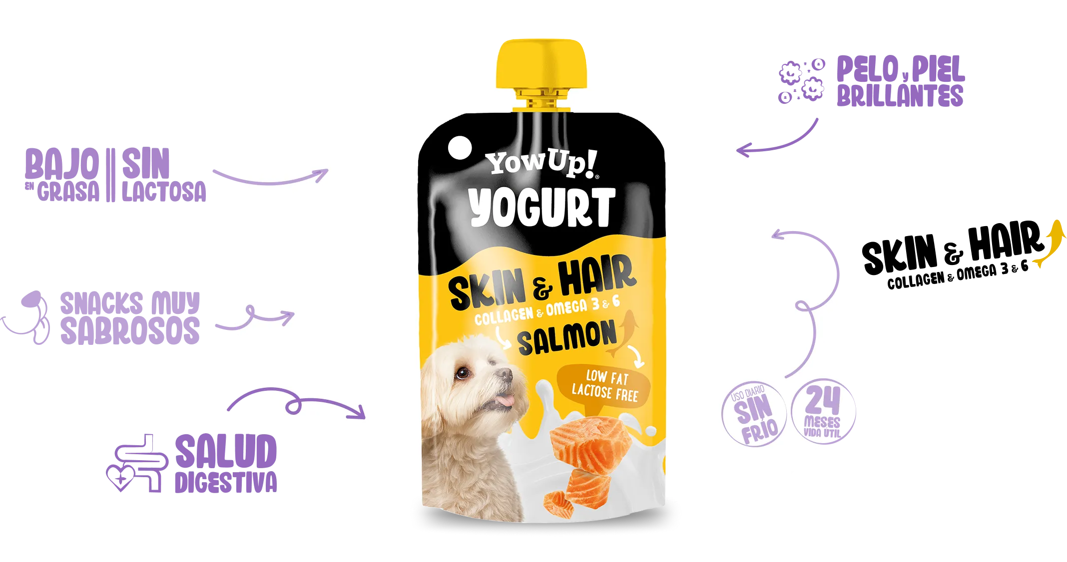 Yogur Skin & Hair salmón