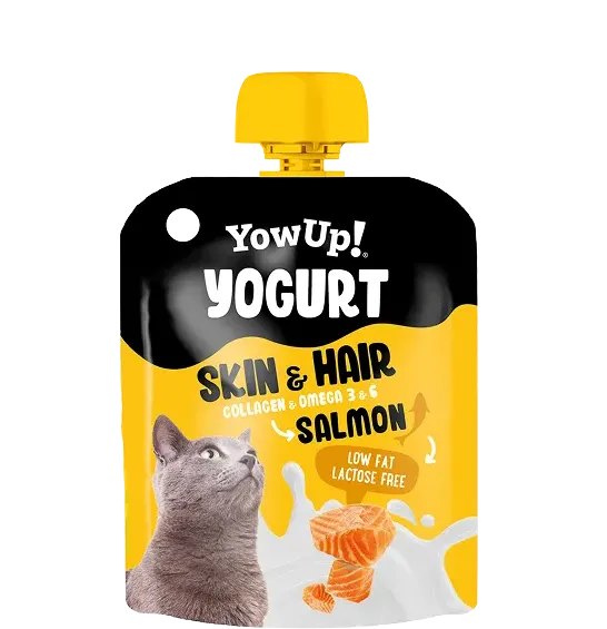 Yogur Skin and Hair sabor salmón para gatos - YowUp!