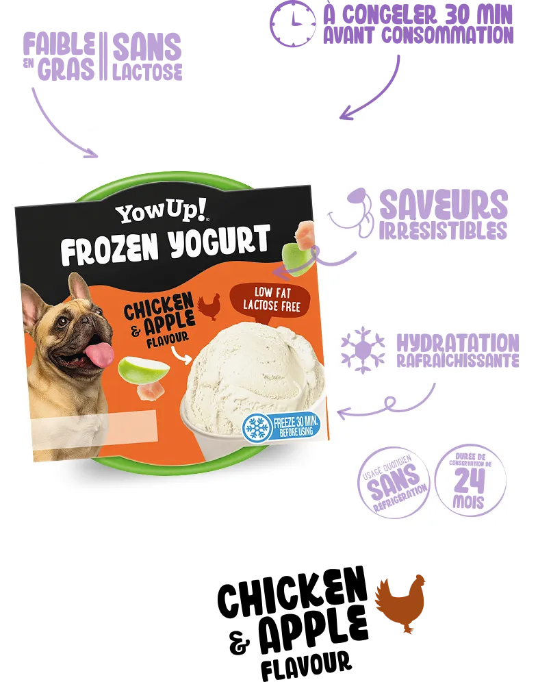 Frozen Yogurt Chicken & Apple
