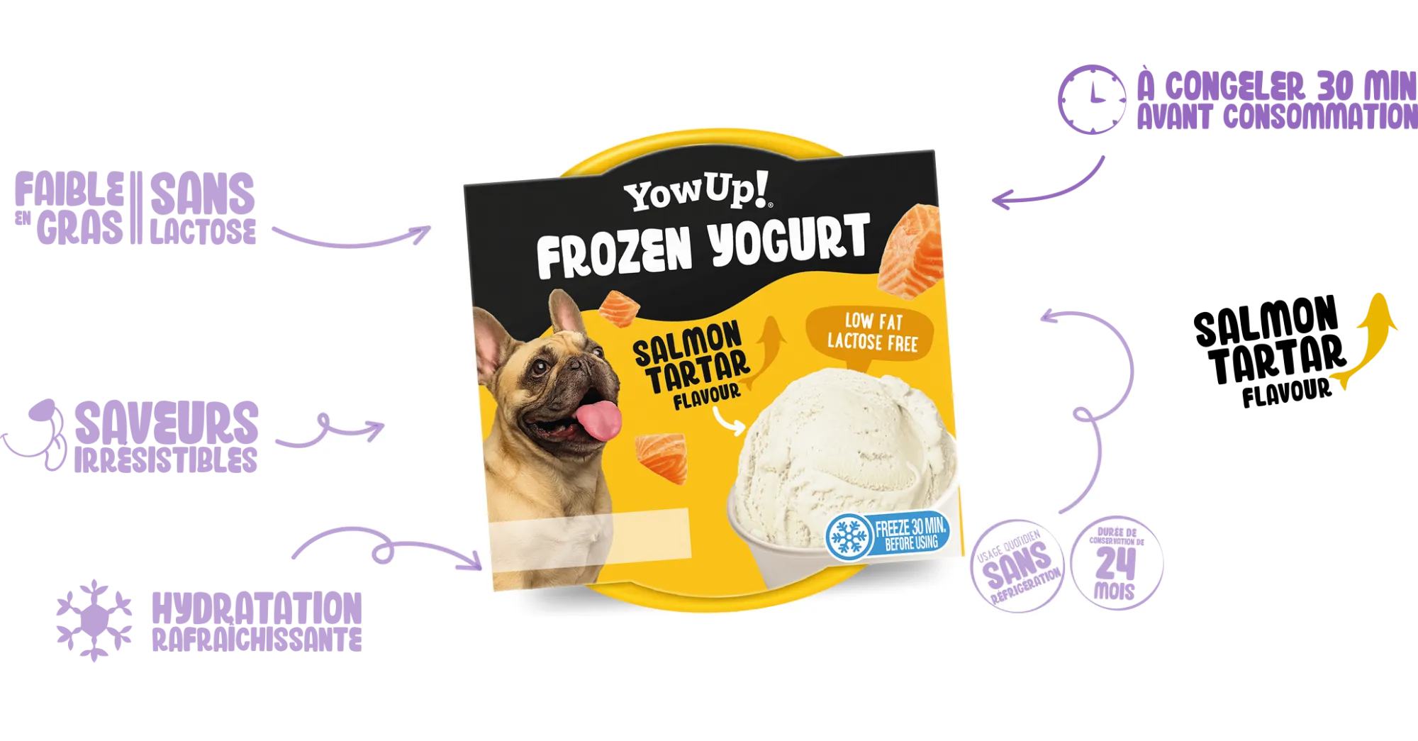 Frozen Yogurt Salmón Tartar